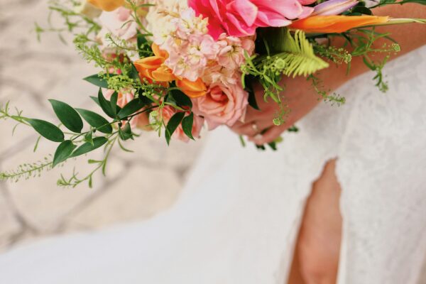 Beautiful Bridal Bash in Color with Loads of Chic Tropical Treat Ideas